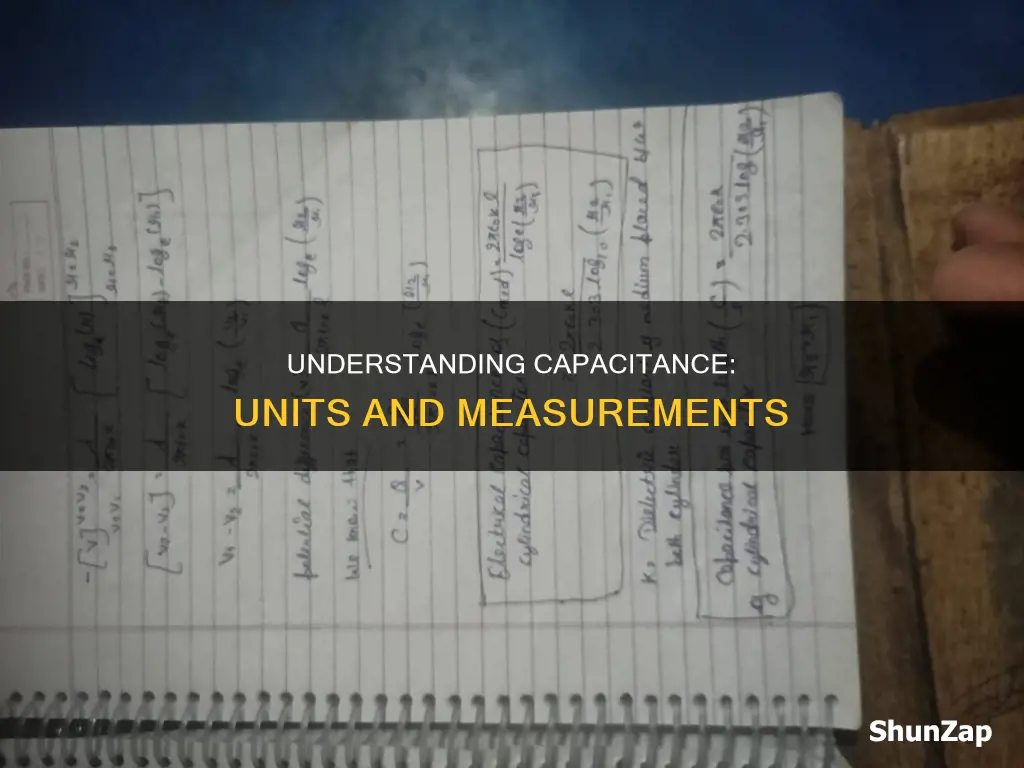 what is the unit of electrical capacitance