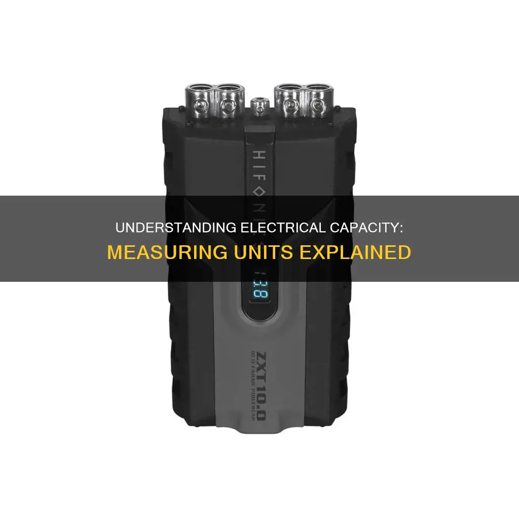 what is the unit of electrical capacity
