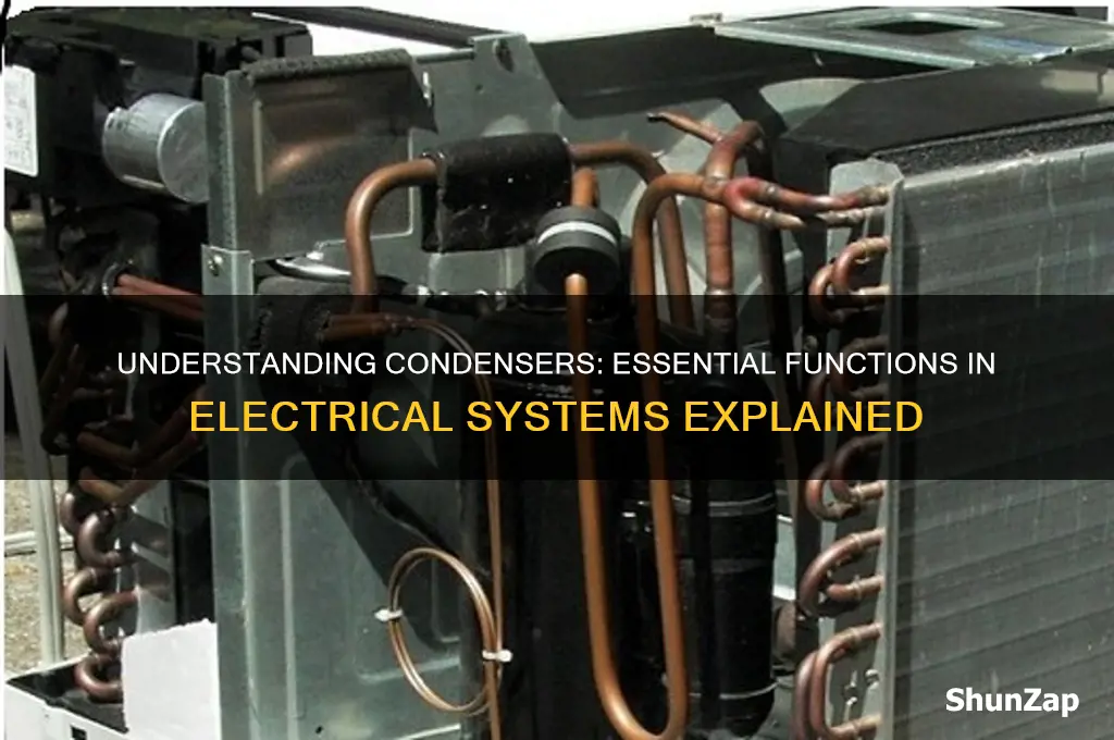 what is the use of condenser in electrical