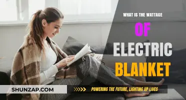 Electric Blankets: Wattage Requirements and Safety