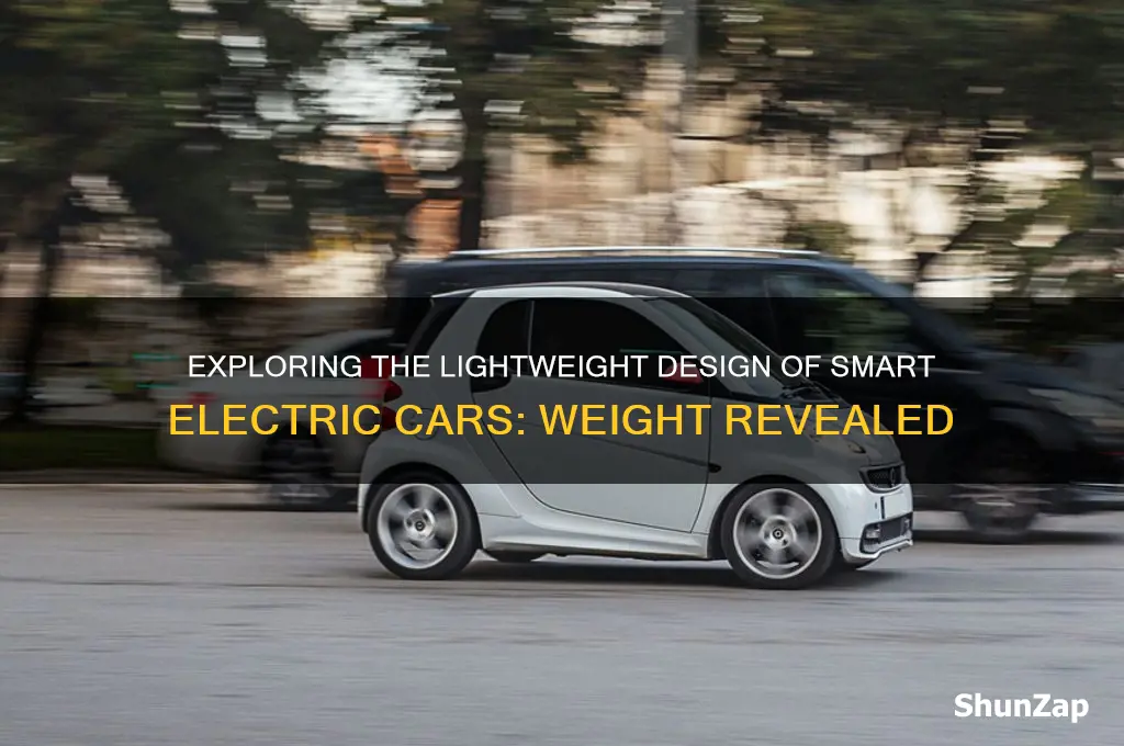 what is the weight of a smart electric car