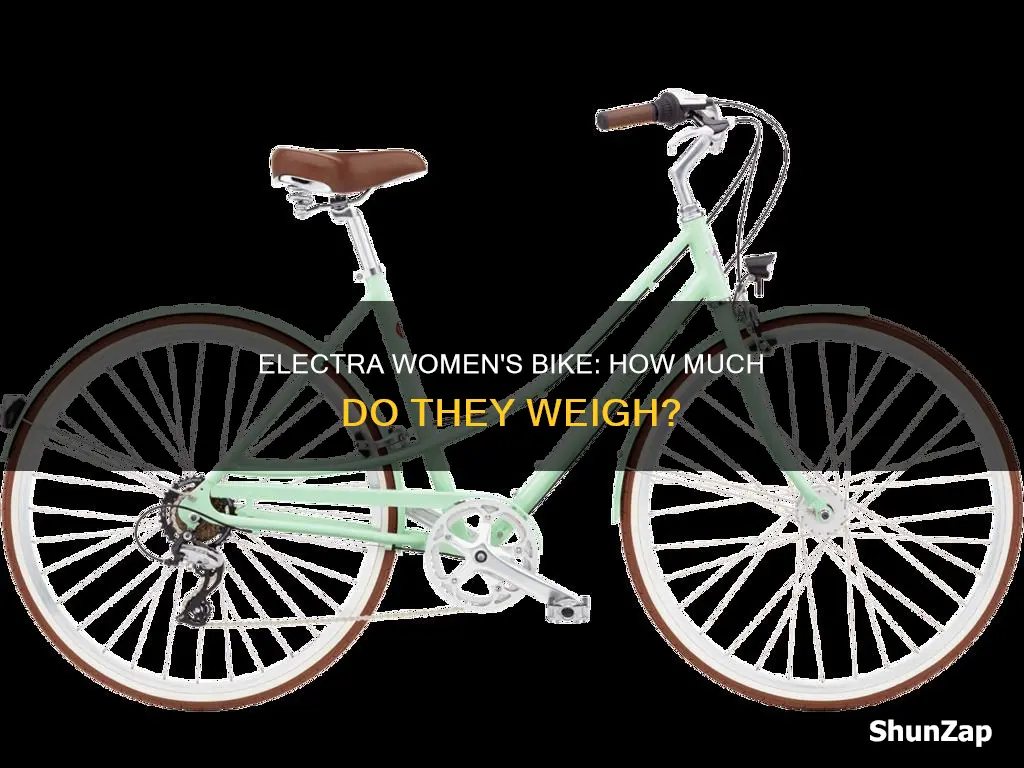 what is the weight of an electra womens bike