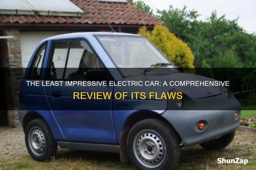 what is the worst electric car