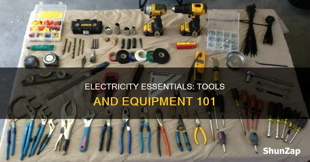 what is tools and equipment in electricity
