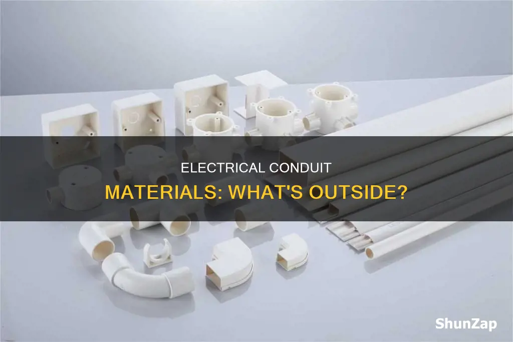 what is typical exterior electrical conduit material