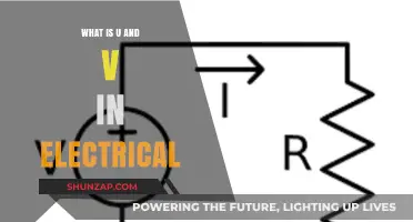 Understanding U and V in Electrical Systems