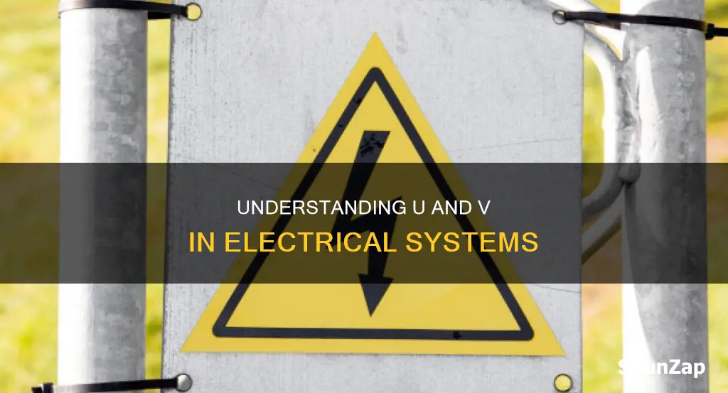 what is u and v in electrical