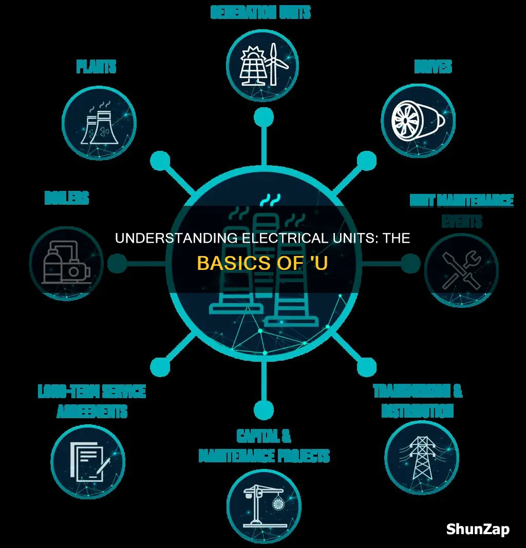 what is units for u in electricity