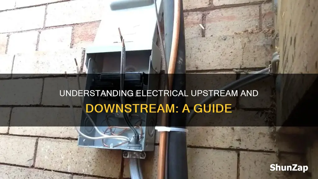 what is upstream and downstream in electrical