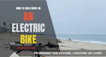 Electric Bike Walk Mode: How Does It Work?