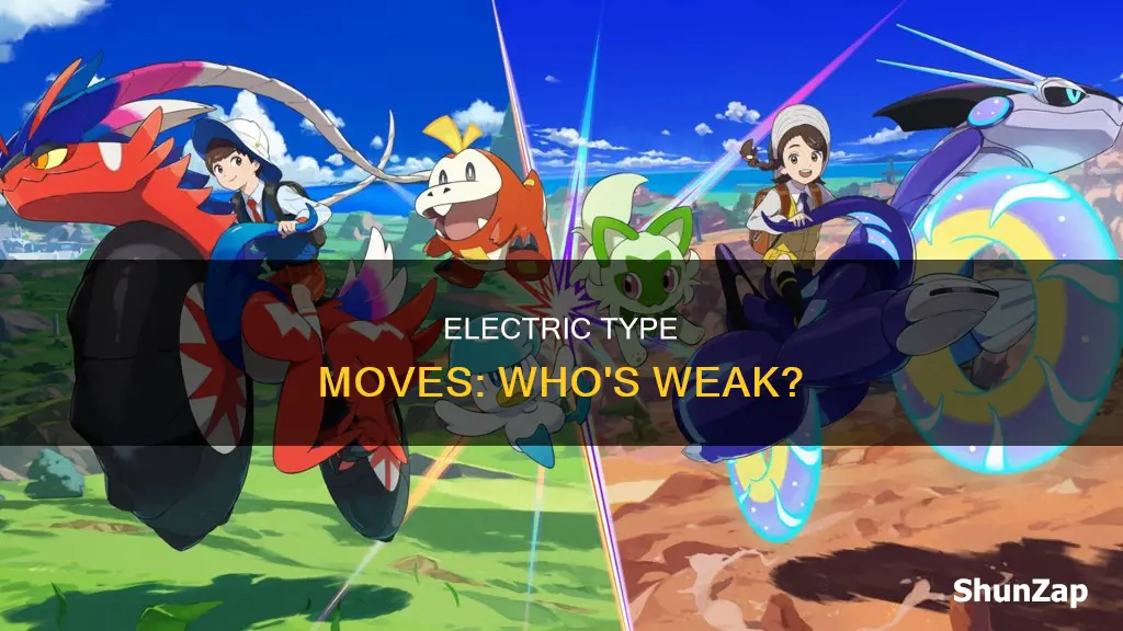 what is weak to electric type moves