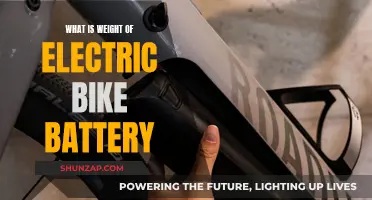 Electric Bike Battery Weight: How Heavy is Too Heavy?