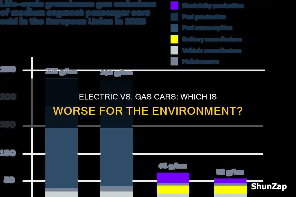 what is worse for the environment electric or gas cars