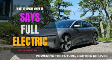 Electric Cars: Understanding the 'Full Electric' Advertisement Claims