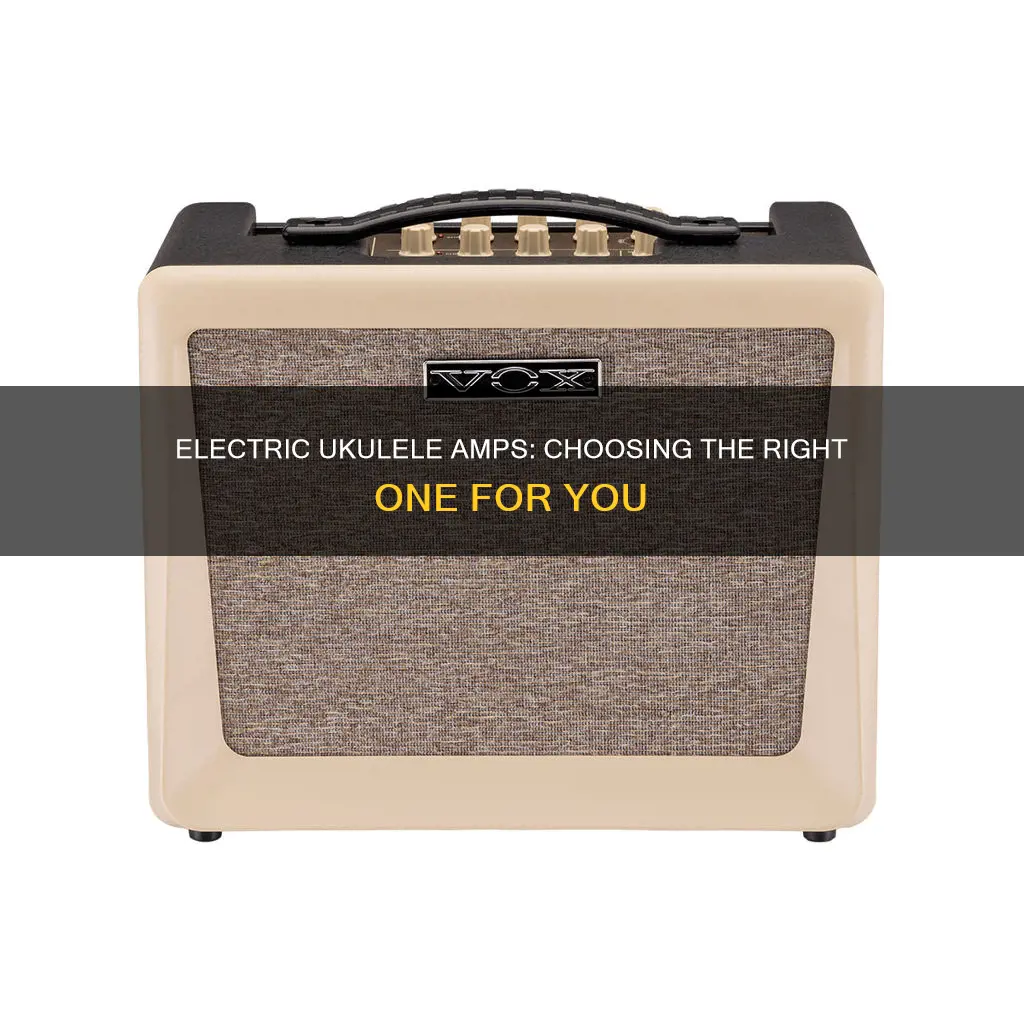 what kind of amp for electric ukulele
