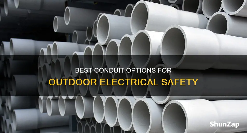 what kind of conduit for outdoor electrical