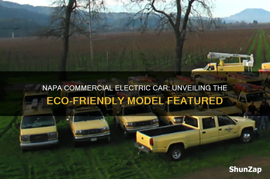 what kind of electric car is in the napa commercial