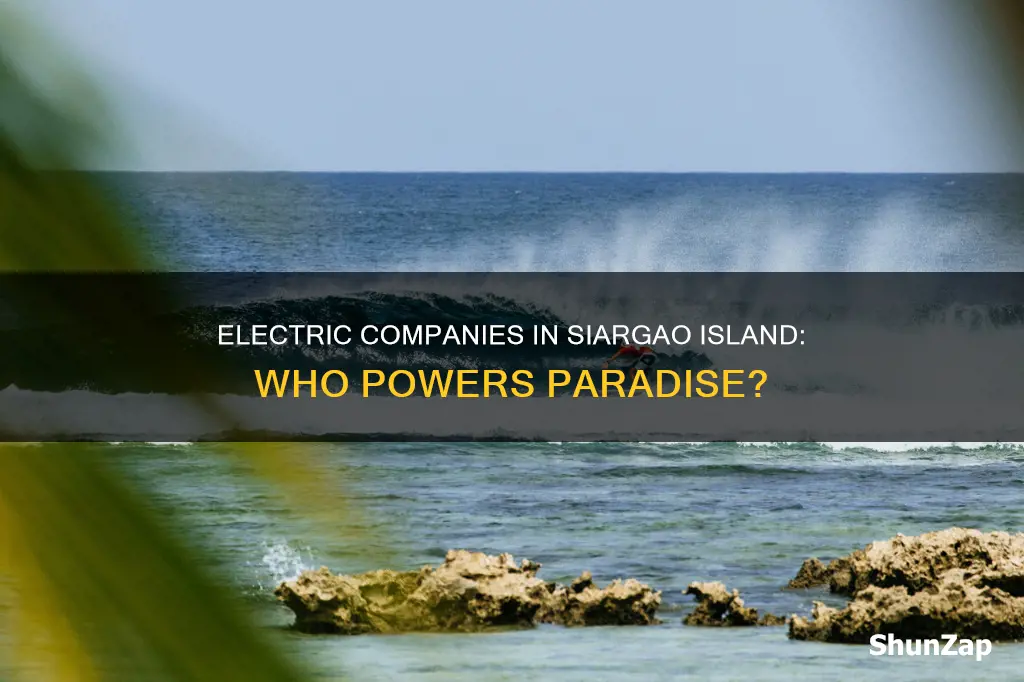 what kind of electric company is there in siargao island