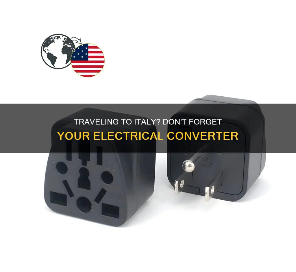 what kind of electrical converter for italy