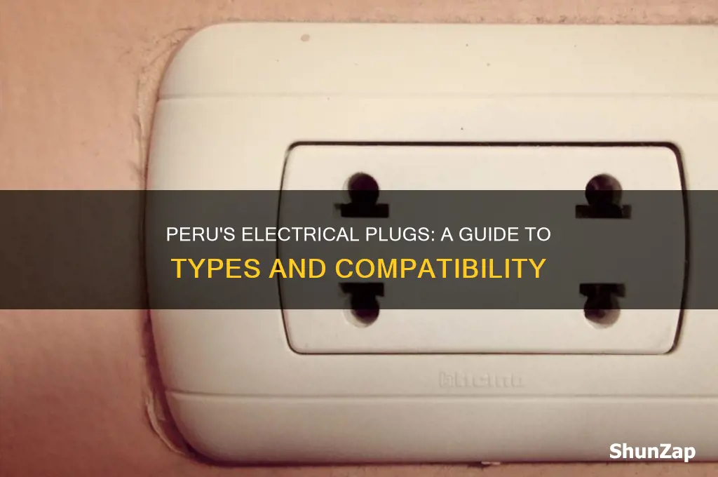 what kind of electrical plugs do they use in peru