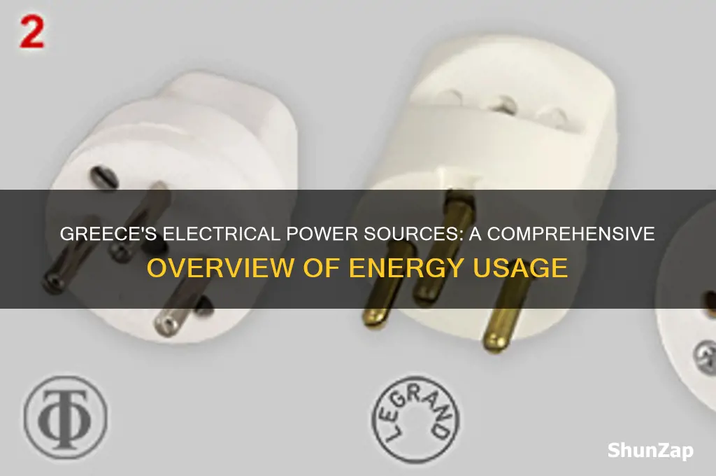 what kind of electrical power does greece use
