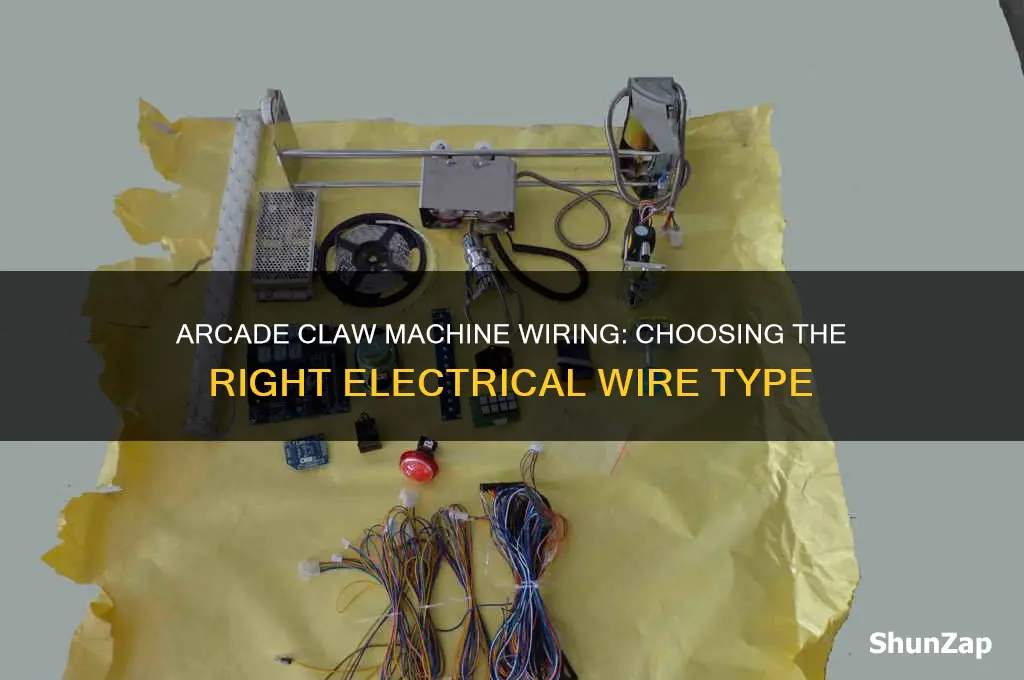 what kind of electrical wire used in arcade claw machine