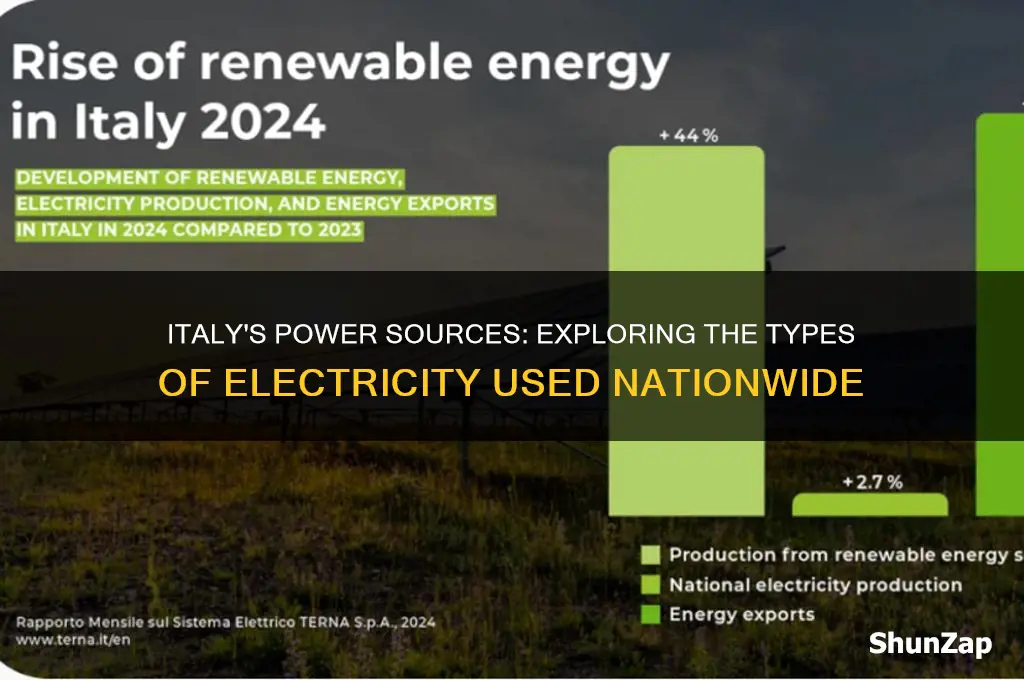 what kind of electricity do they use in italy