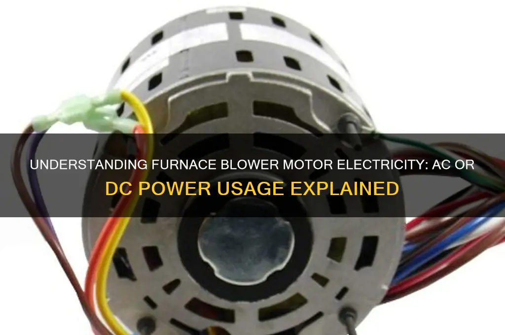 what kind of electricity does a furnace blower motor use