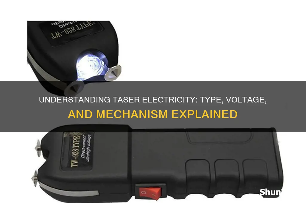 what kind of electricity does a taser use