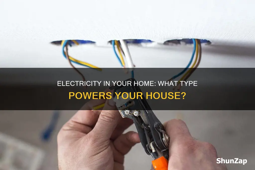 what kind of electricity enters your house
