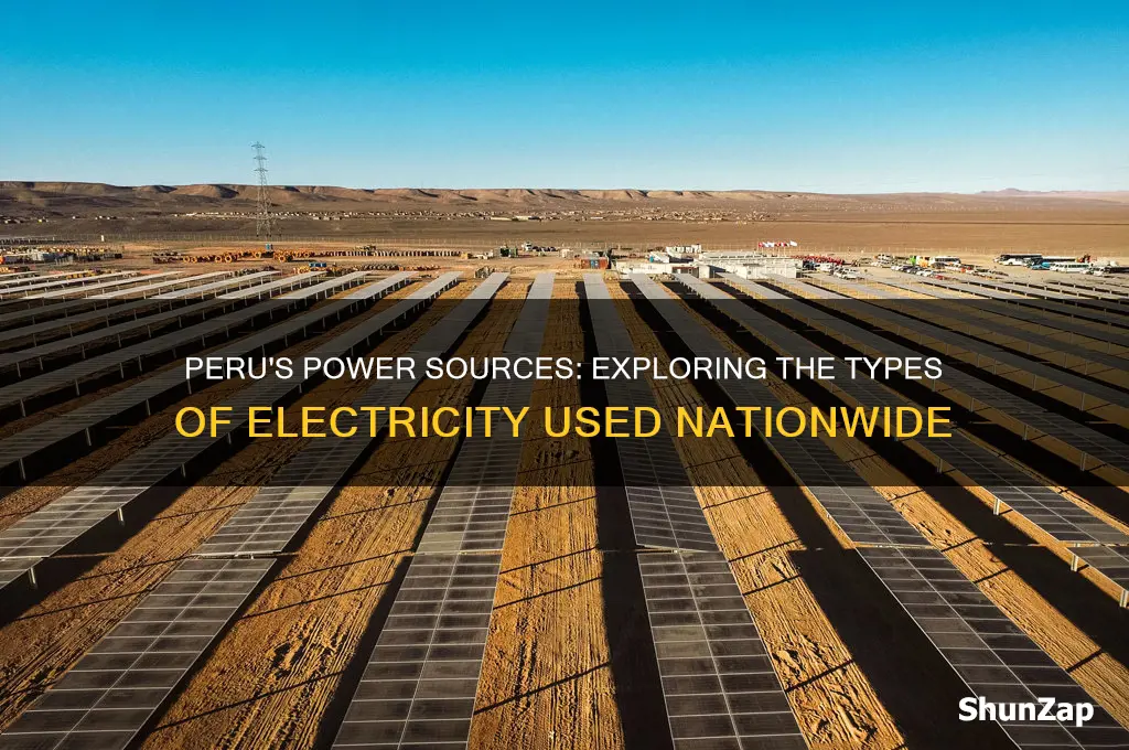 what kind of electricity is used in peru