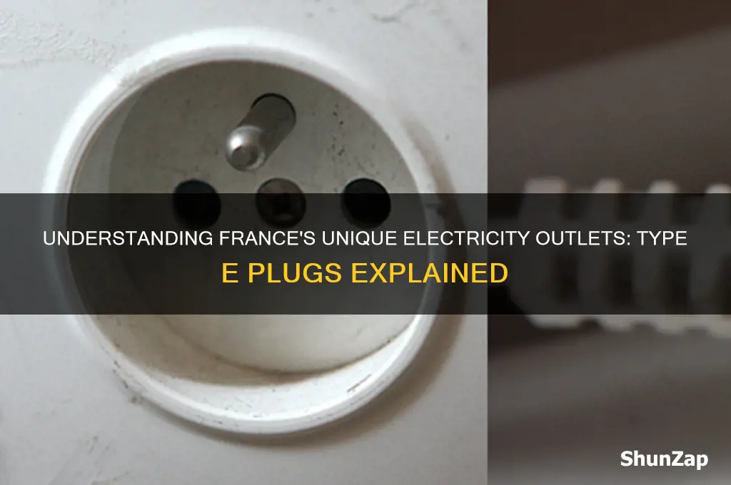 what kind of electricity outlet is used in france