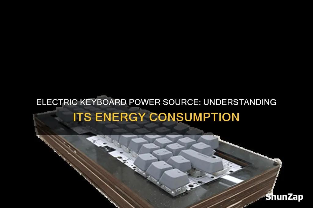 what kind of energy does a electric keyboard use