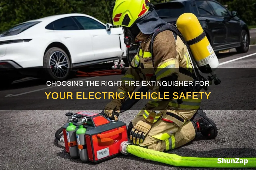 what kind of fire extinguisher for electric car