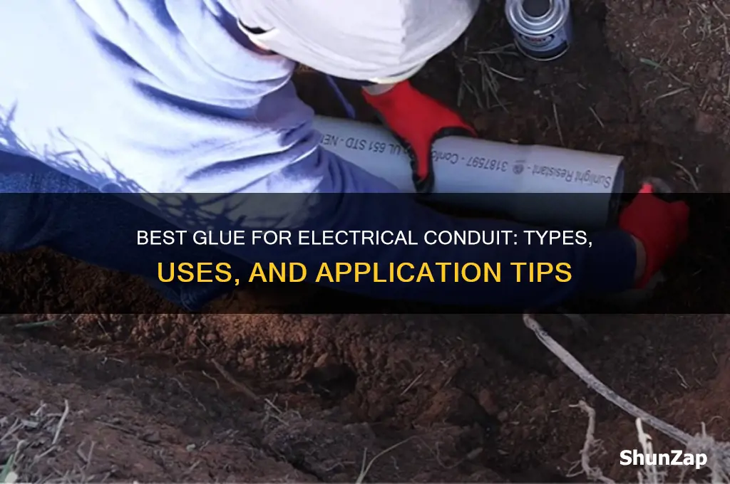 what kind of glue do you use for electrical conduit