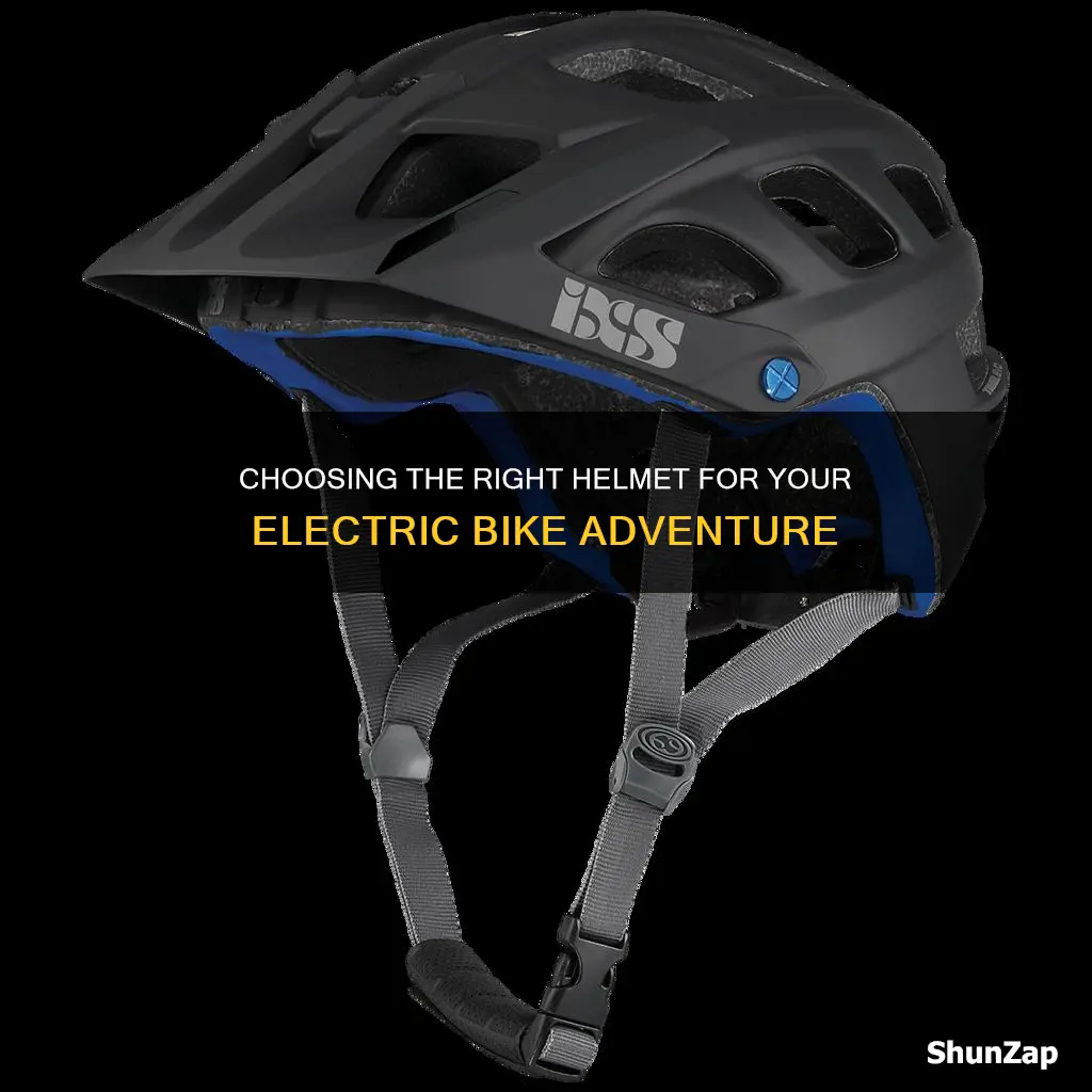 what kind of helmet for electric bike