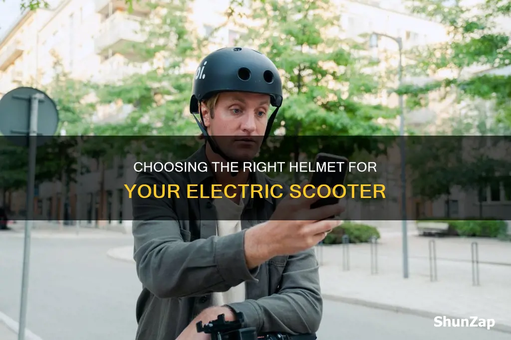 what kind of helmet for electric scooter