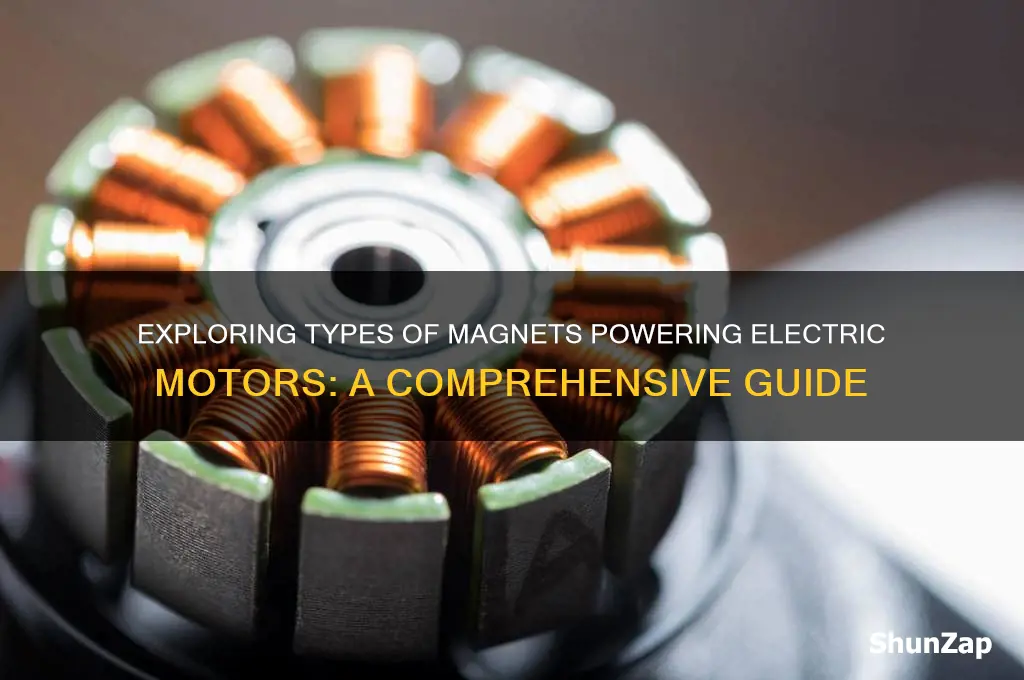 what kind of magnets are used in electric motors