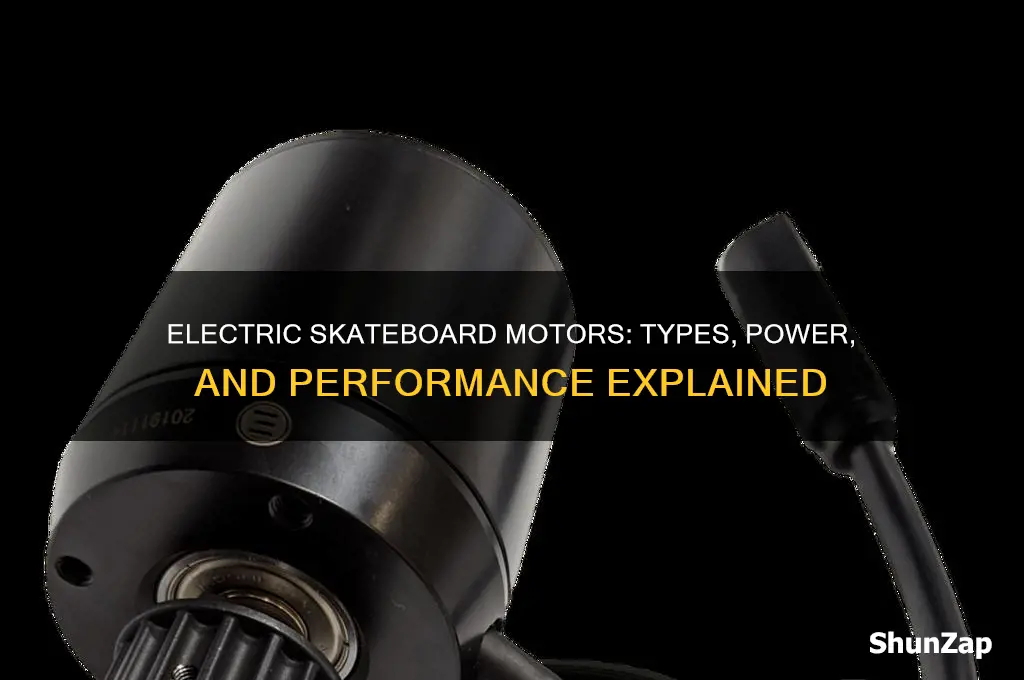 what kind of motor is used in electric skateboard