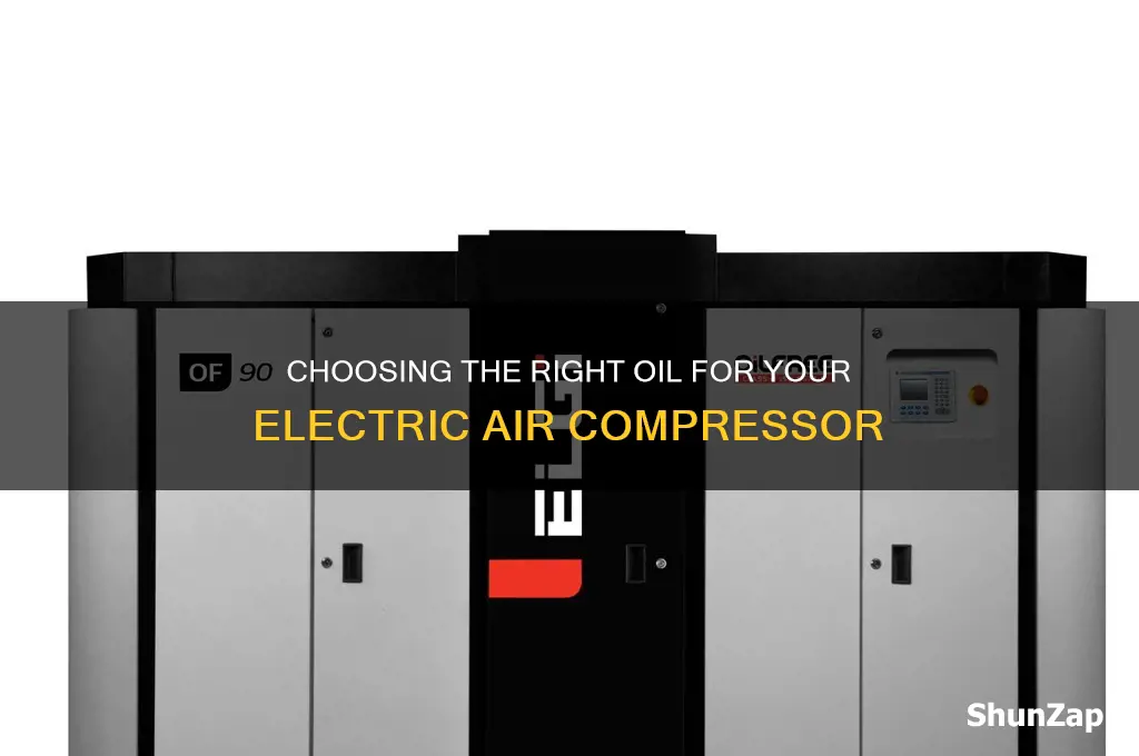 what kind of oil do i use in electric compressor