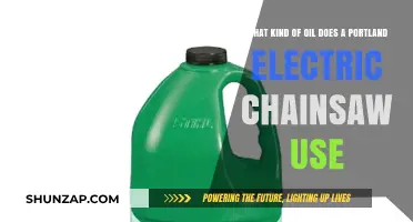 Best Oil for Portland Electric Chainsaw Maintenance and Performance