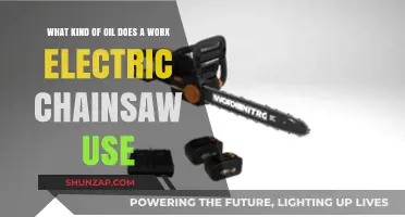 Best Oil for Your Worx Electric Chainsaw: A Complete Guide