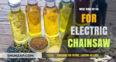 Best Oils for Electric Chainsaws: A Comprehensive Guide
