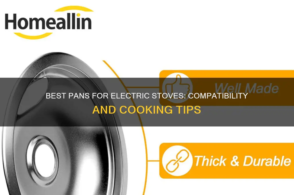 what kind of pans can you use on electric stove