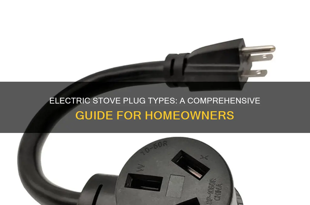 what kind of plug do electric stoves use