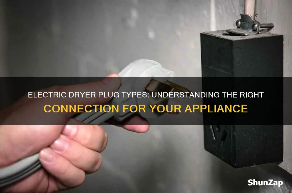 what kind of plug does an electric dryer use
