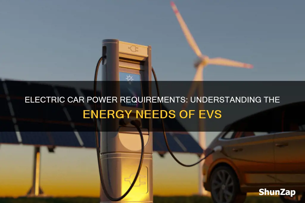 what kind of power does an electric car require