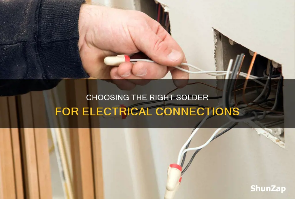 what kind of solder for electrical connections