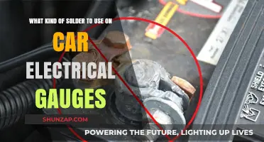 Choosing the Right Solder for Car Electrical Gauges: A Guide