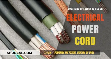 Choosing the Right Solder for Electrical Power Cord Repairs